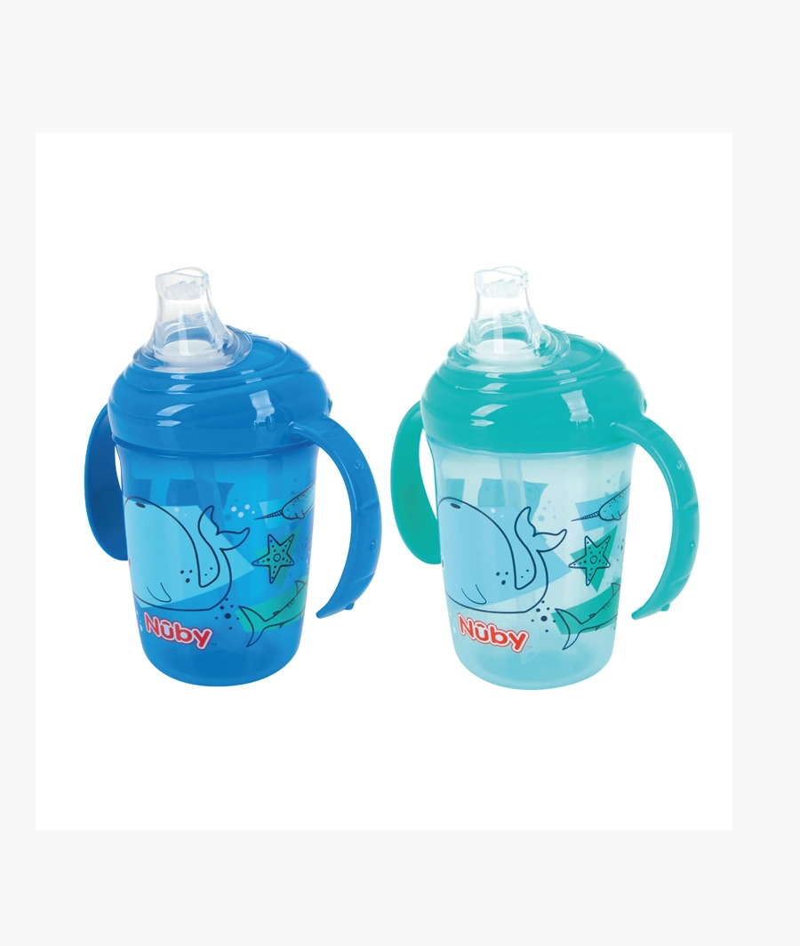 Grip N Sip Baby Cups 2 Pack Whales